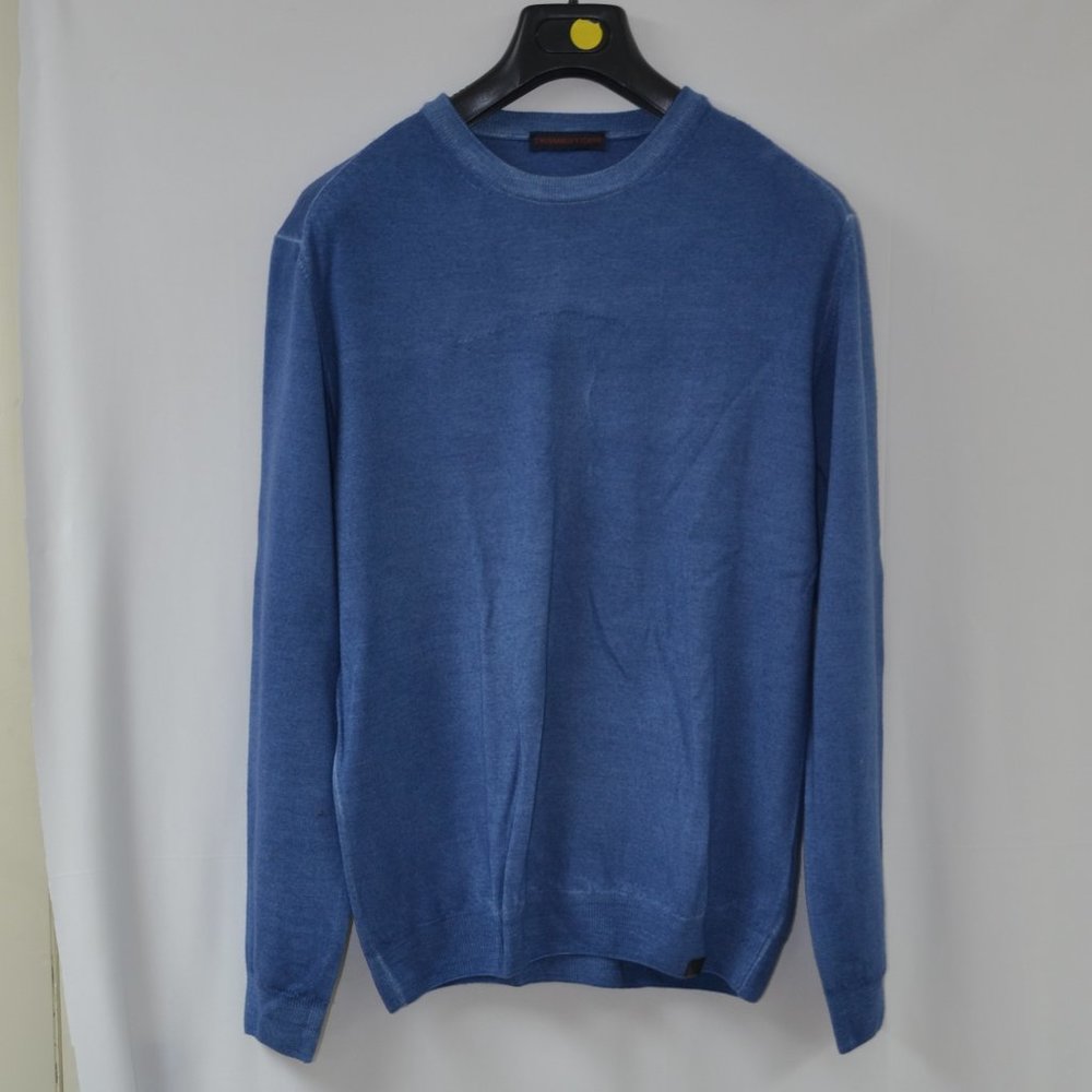 Long sleeve blue sweater by Trussardi Jeans